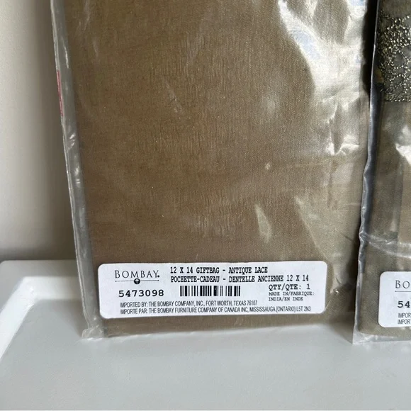 Beautiful Gift Bags Sheer Lace Beaded set of 3 - Picture 8 of 14